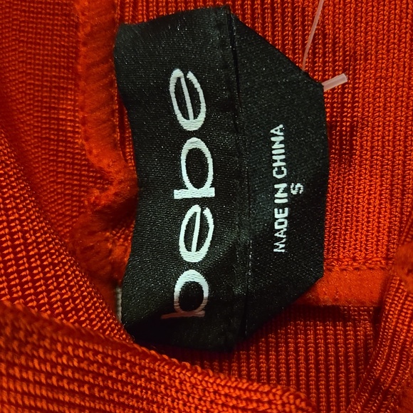 Bebe Betsy Bondage Midi Pencil Skirt SZ S - Picture 6 of 6